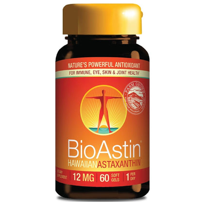 Nutrex Hawaii BioAstin Hawaiian Astaxanthin 12mg - Immune, Eye, Skin & Joint Support