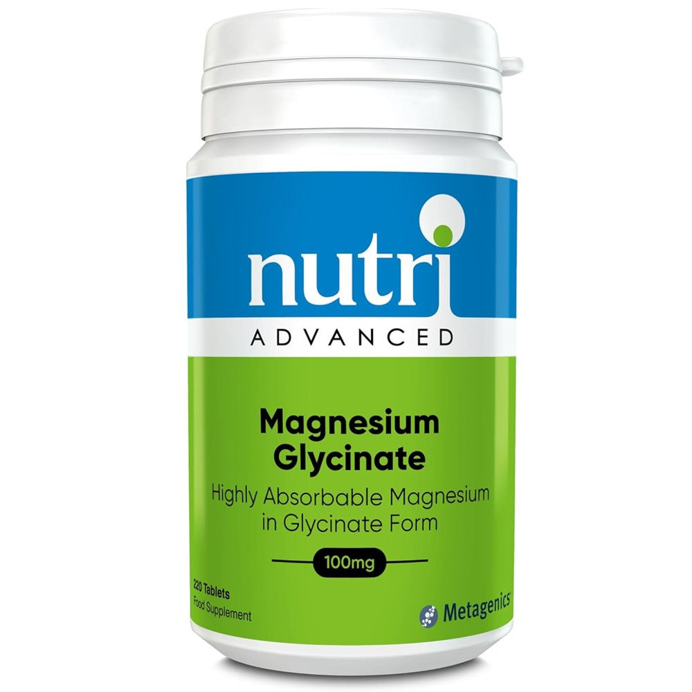 Nutri Advanced Magnesium Glycinate 100MG - Highly Absorbable Magnesium