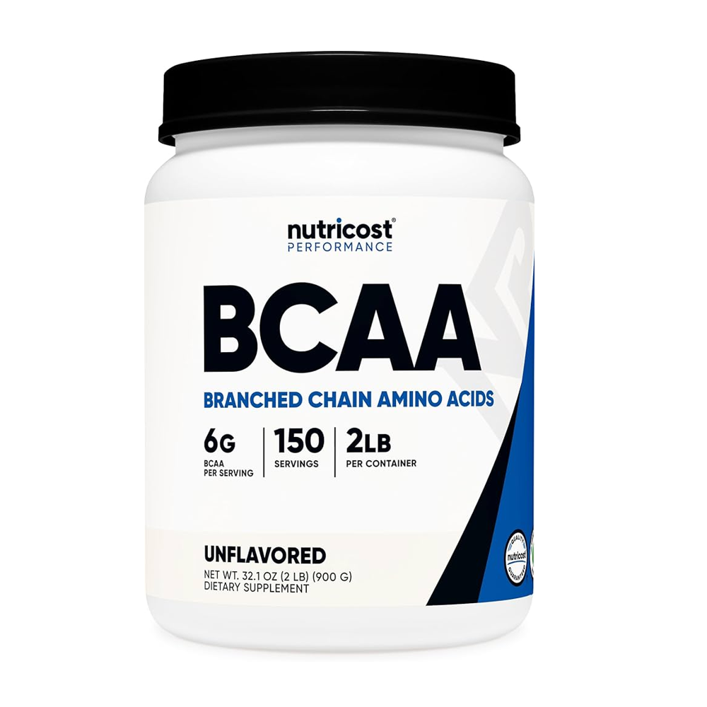 Nutricost BCAA 6G – 2LB Unflavored Branched-Chain Amino Acids | 150 Servings