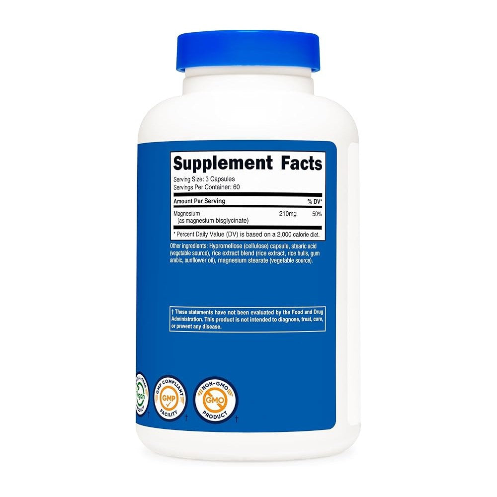 Nutricost Magnesium Glycinate -  Supplement for Gentle Absorption