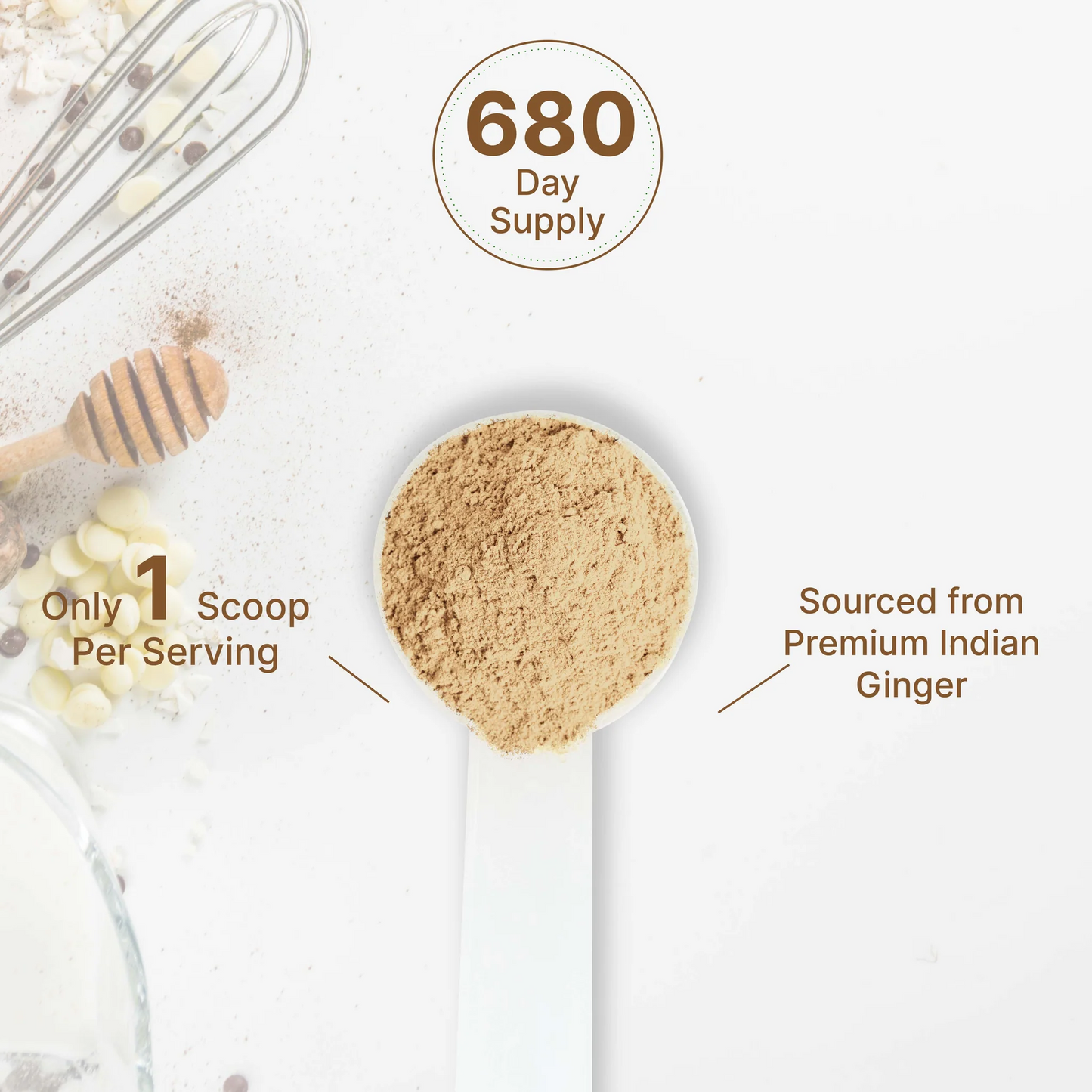Deal Supplement Organic Fresh Ginger Powder, 3lbs