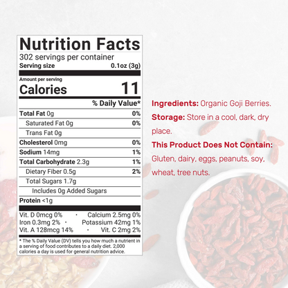 Deal Supplement Sun Dried Organic Goji Berries, 2lbs