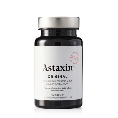 Astaxin Original – Astaxanthin + Vitamins C & E | 60 Capsules for Cell Protection & Antioxidant Support