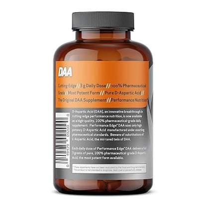 Performance Edge DAA D-Aspartic Acid – Premium D-Aspartic Acid Supplement