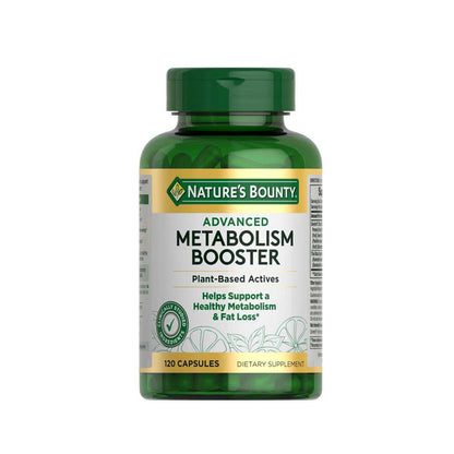 Nature's Bounty Advanced Metabolism Booster - Plant-Based Actives for Healthy Metabolism & Fat Los
