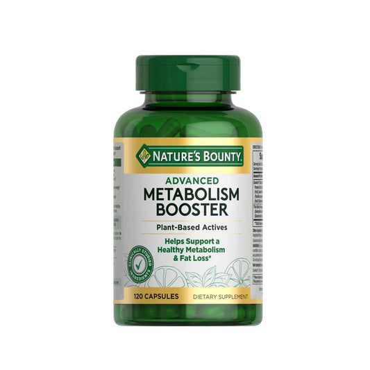 Nature's Bounty Advanced Metabolism Booster - Plant-Based Actives for Healthy Metabolism & Fat Los