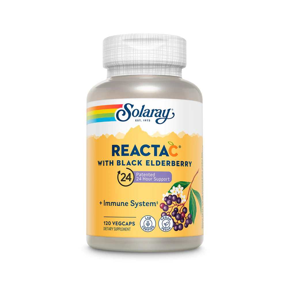 Solaray Reacta-C & Elderberry 120 Caps