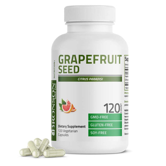 Bronson Vitamins Grapefruit Seed 500 Mg 120 Caps