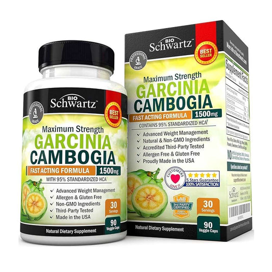 Bio Schwartz Garcinia Cambogia 1500mg - 90 Capsules