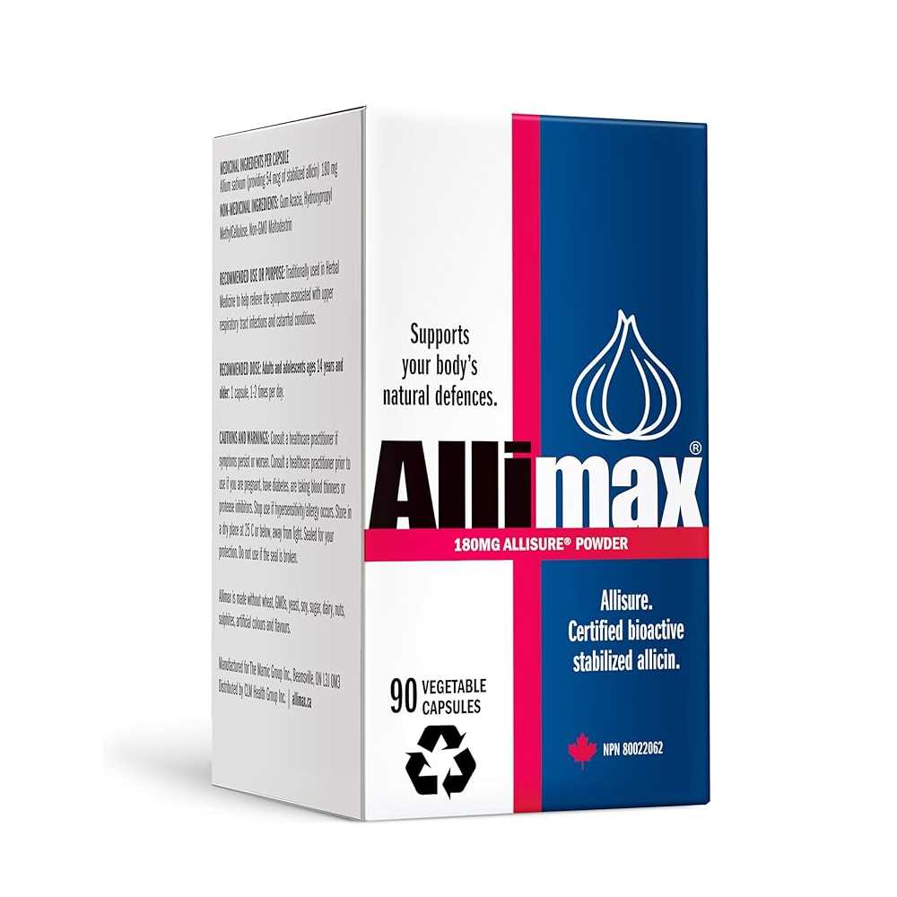 ALLIMAX 180mg 90 Capsules