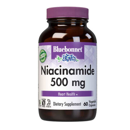 Bluebonnet Nutrition Niacinamide 500 Mg 60 Caps