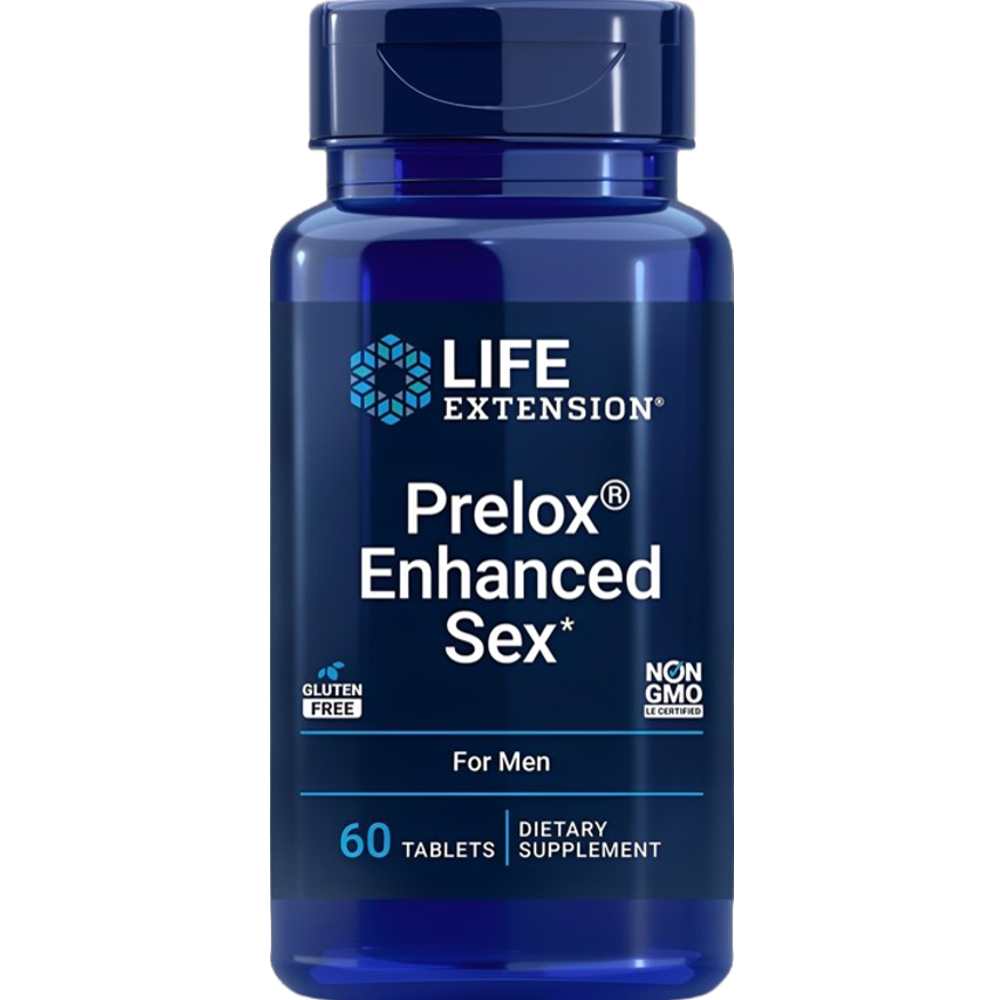 Extension Prelox Enhanced Sex for Men – 60 Tablets, Gluten-Free, Non-Gmo Supplement