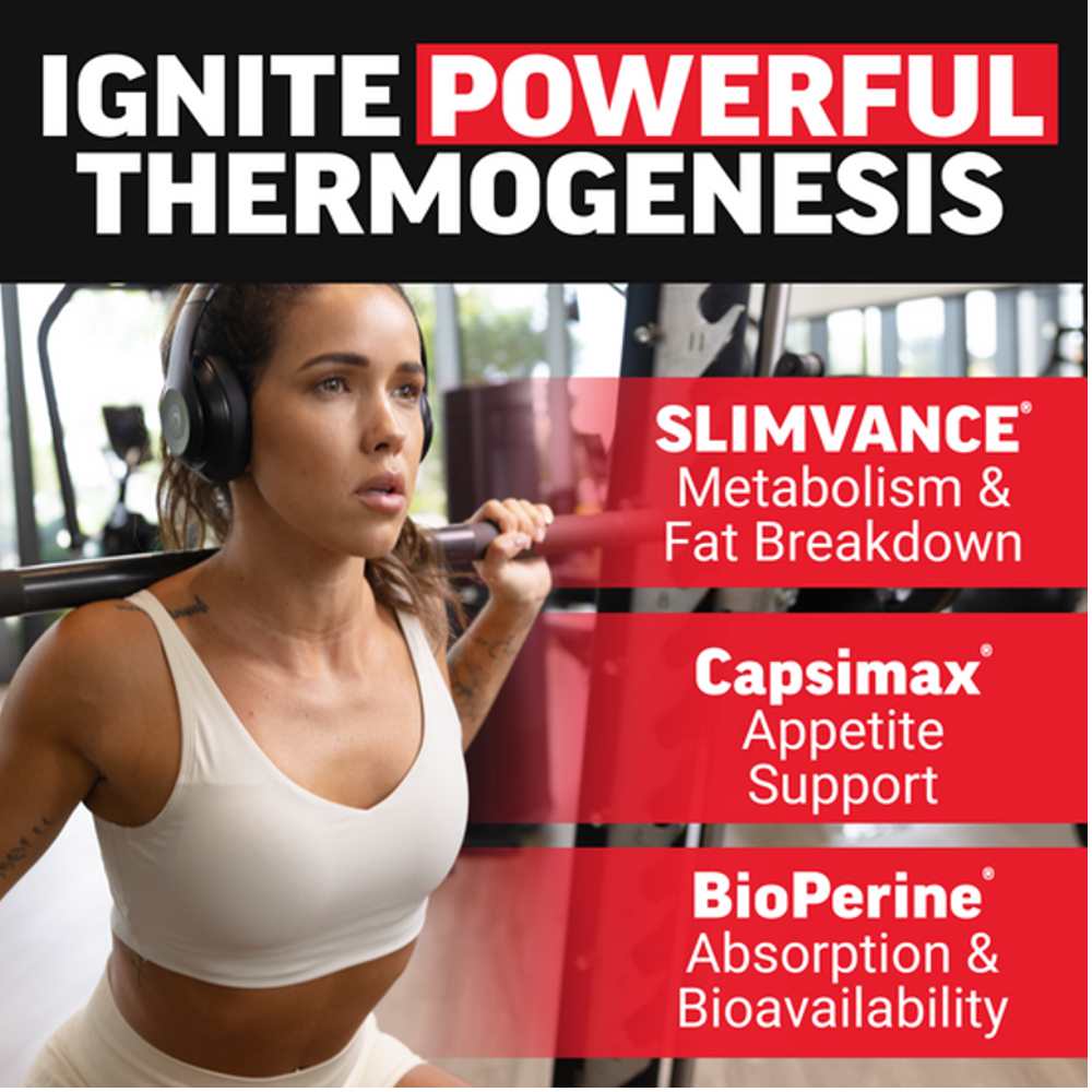 Force Factor Lean Fire with Next-Gen Slimvance – 60 Capsules