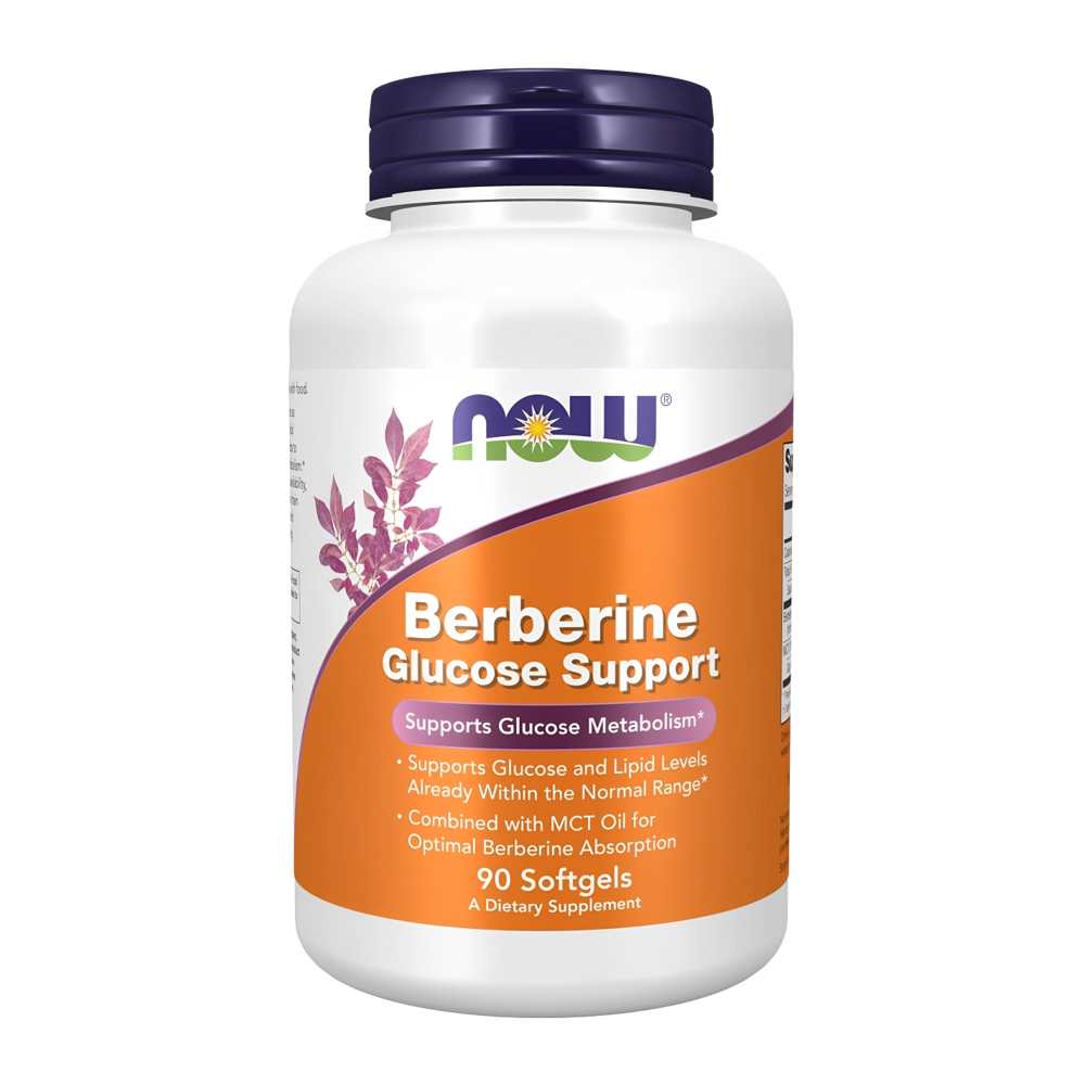 Now Foods Berberine + Mct Oil – 90 Softgels