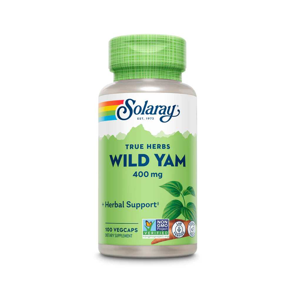 Solaray Wild Yam Root 400mg 100 Caps