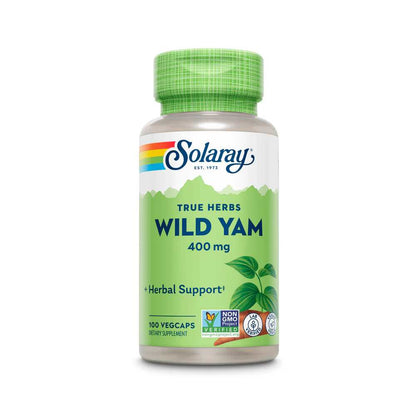 Solaray Wild Yam Root 400mg 100 Caps