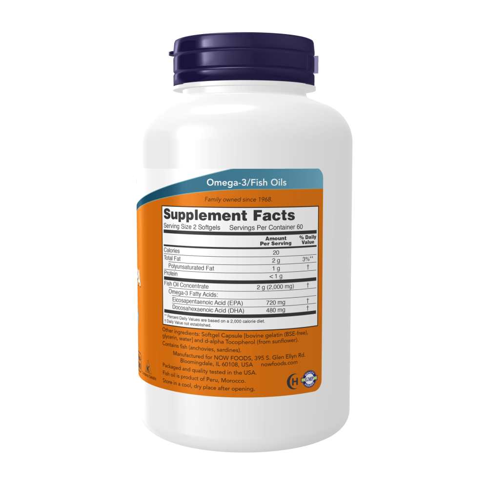 Now Foods Super Omega Epa Fish Oil – 360 Epa / 240 Dha – 120 Softgels