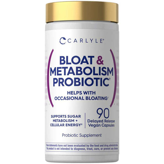 Carlyle Nutritionals Bloat and Metabolism Probiotic | 90 Capsules