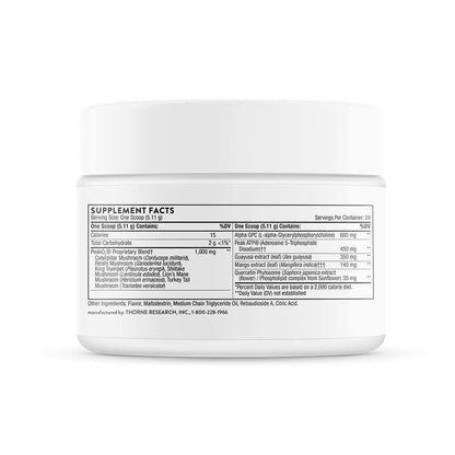 Thorne Pre-Workout Elite – Citrus Berry Energy & Performance Boost