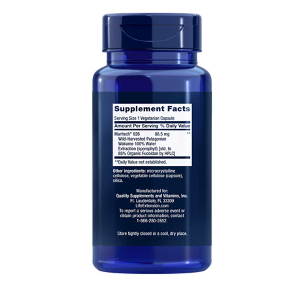 Life Extension Optimized Fucoidan with Maritech® 926 60 Vegetarian Capsules