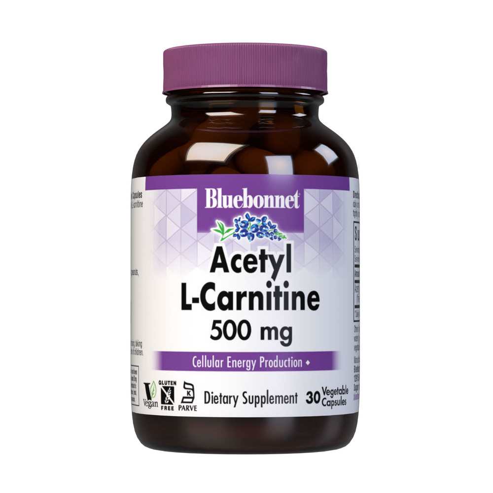 Bluebonnet Nutrition Acetyl L-Carnitine 500 Mg 30 Caps