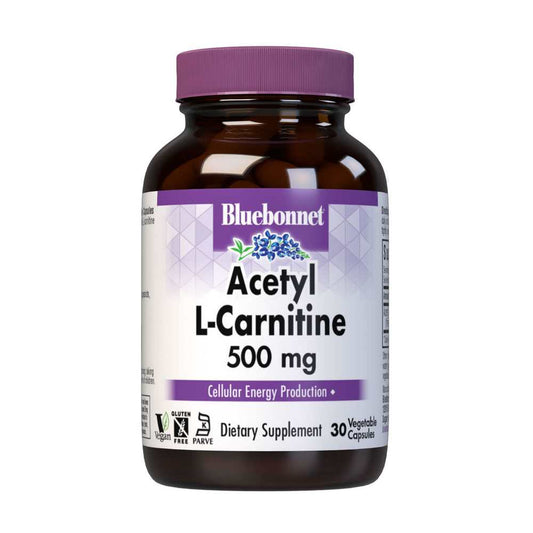 Bluebonnet Nutrition Acetyl L-Carnitine 500 Mg 30 Caps