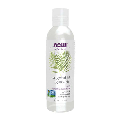 Now Foods Vegetable Glycerin – 100% Pure & Versatile Moisturizer – Skin & Hair Care Solution – 118 M L
