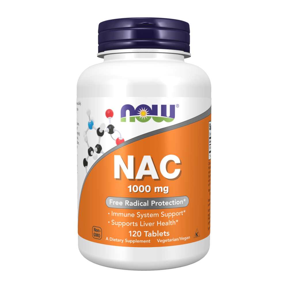 Now Foods Nac 1000mg – 60 Tablets – Liver, Immune & Antioxidant Support