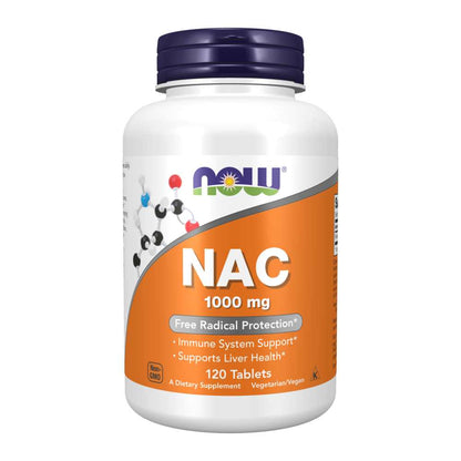 Now Foods Nac 1000mg – 60 Tablets – Liver, Immune & Antioxidant Support