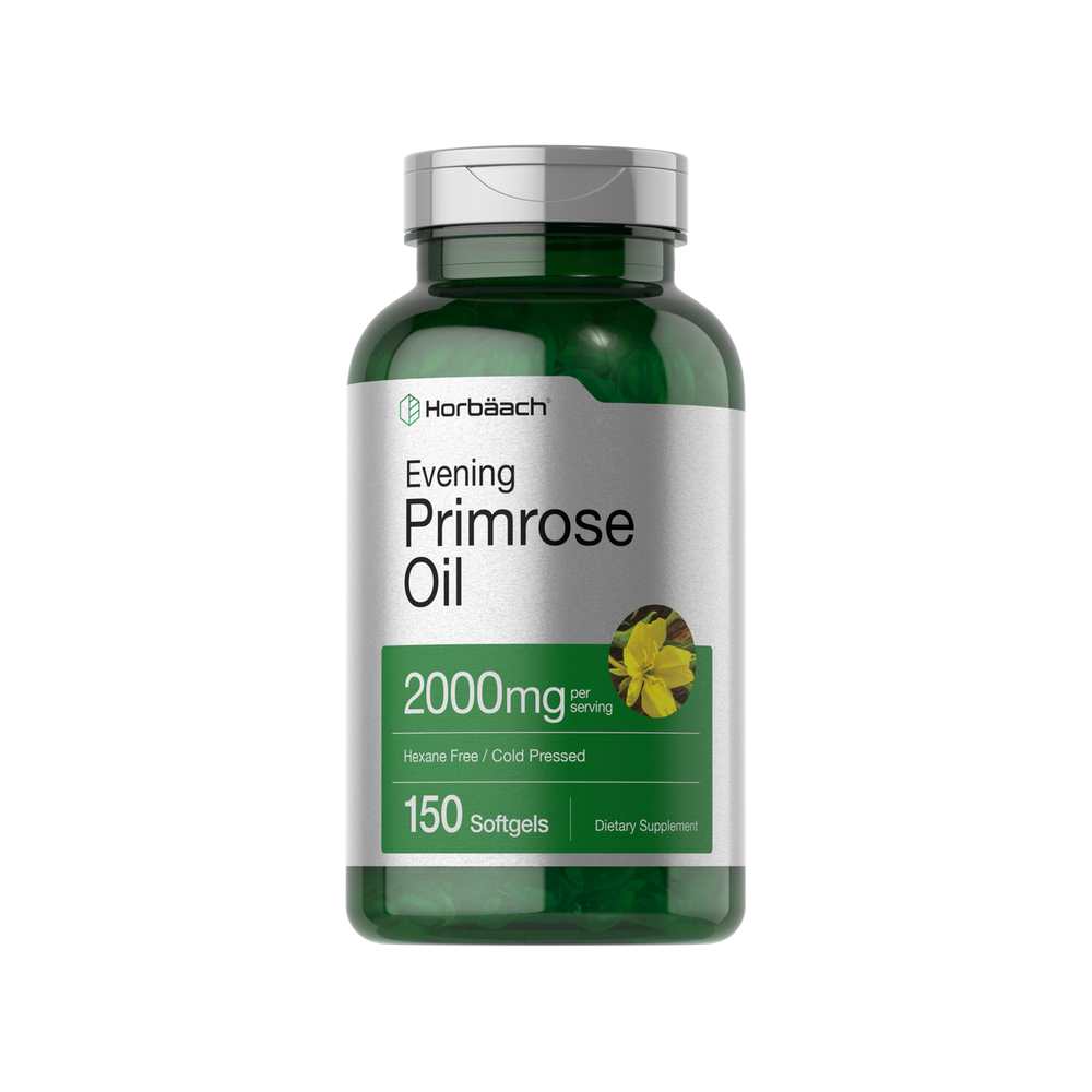 Horbäach Evening Primrose Oil 2000mg per Serving | 150 Softgels