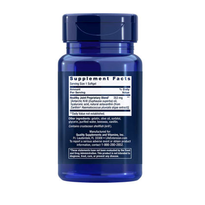 Life Extension Krill Healthy Joint Formula – 30 Softgels