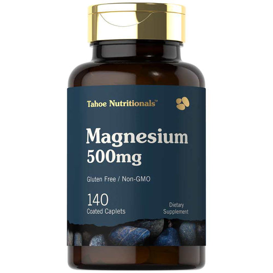 Tahoe Nutritionals Magnesium 500mg per serving | 140 Caplets