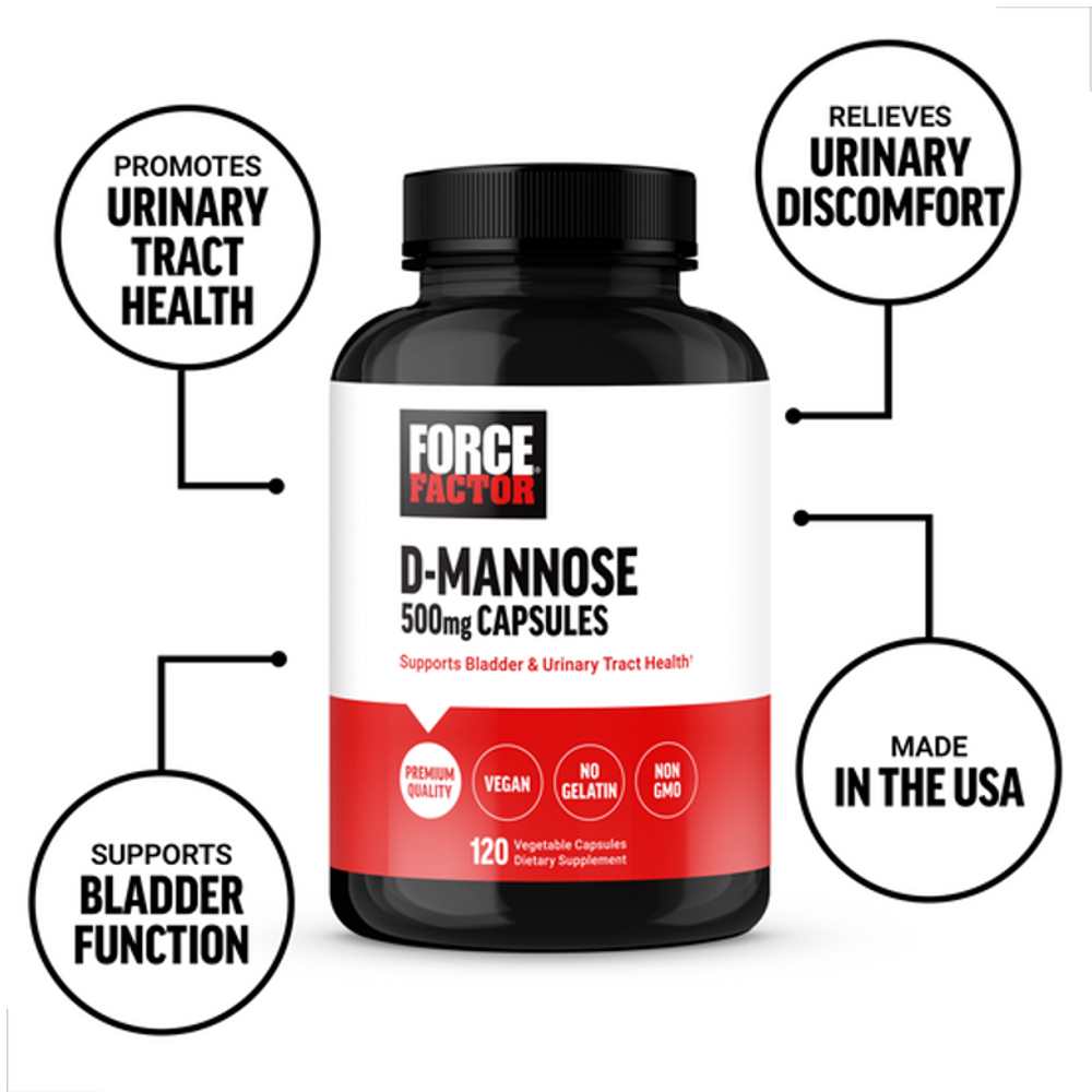 Force Factor D-Mannose – 120 Capsules