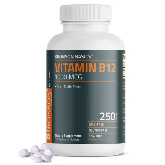 Bronson Vitamins Vitamin B12 1000mcg 250 Tabs