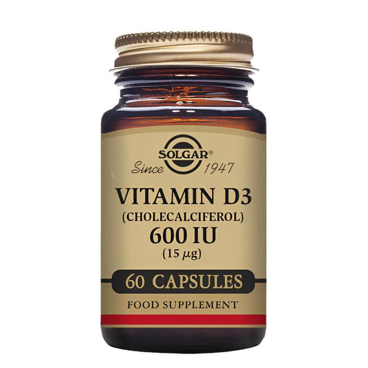 Solgar Vitamin D3 (cholecalciferol) 600 Iu (15 Μg) – 60 Capsules