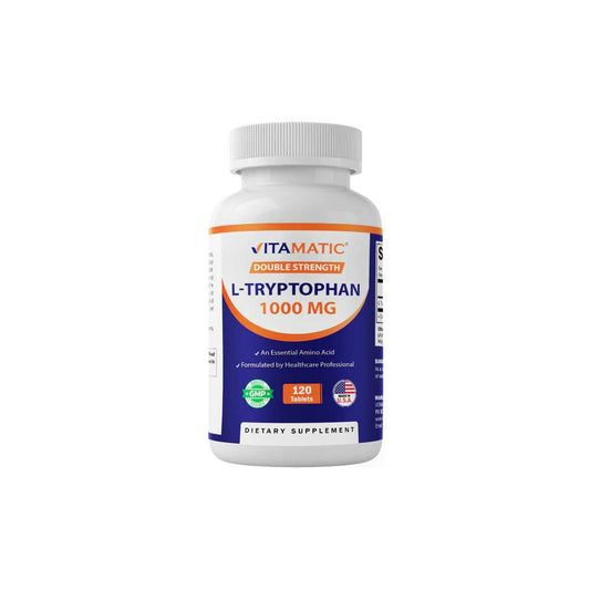 Vitamatic L-Tryptophan 1000mg - 120 Tablets