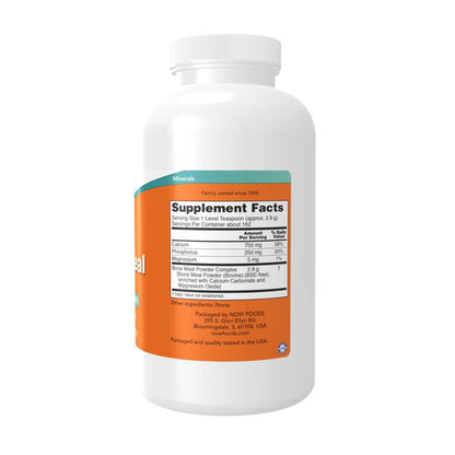 Now Foods Bone Meal Powder – Bioavailable Calcium for Bone Health | 1 Lb (454g)