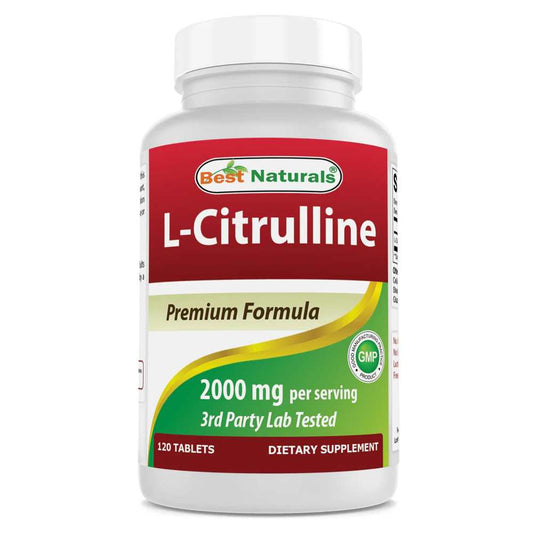Best Naturals L-Citrulline 2000mg/Serving 120 Tablets