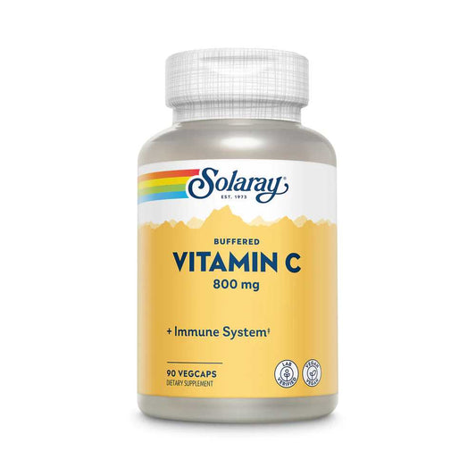 Solaray Vitamin C 800mg, Buffered 90 Caps