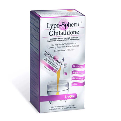 Lypo-Spheric Glutathione Liposomal Supplement – 30 Packets