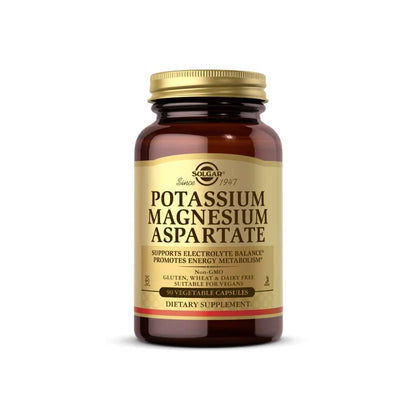 Solgar Potassium Magnesium Aspartate 90 Vegetable Capsules