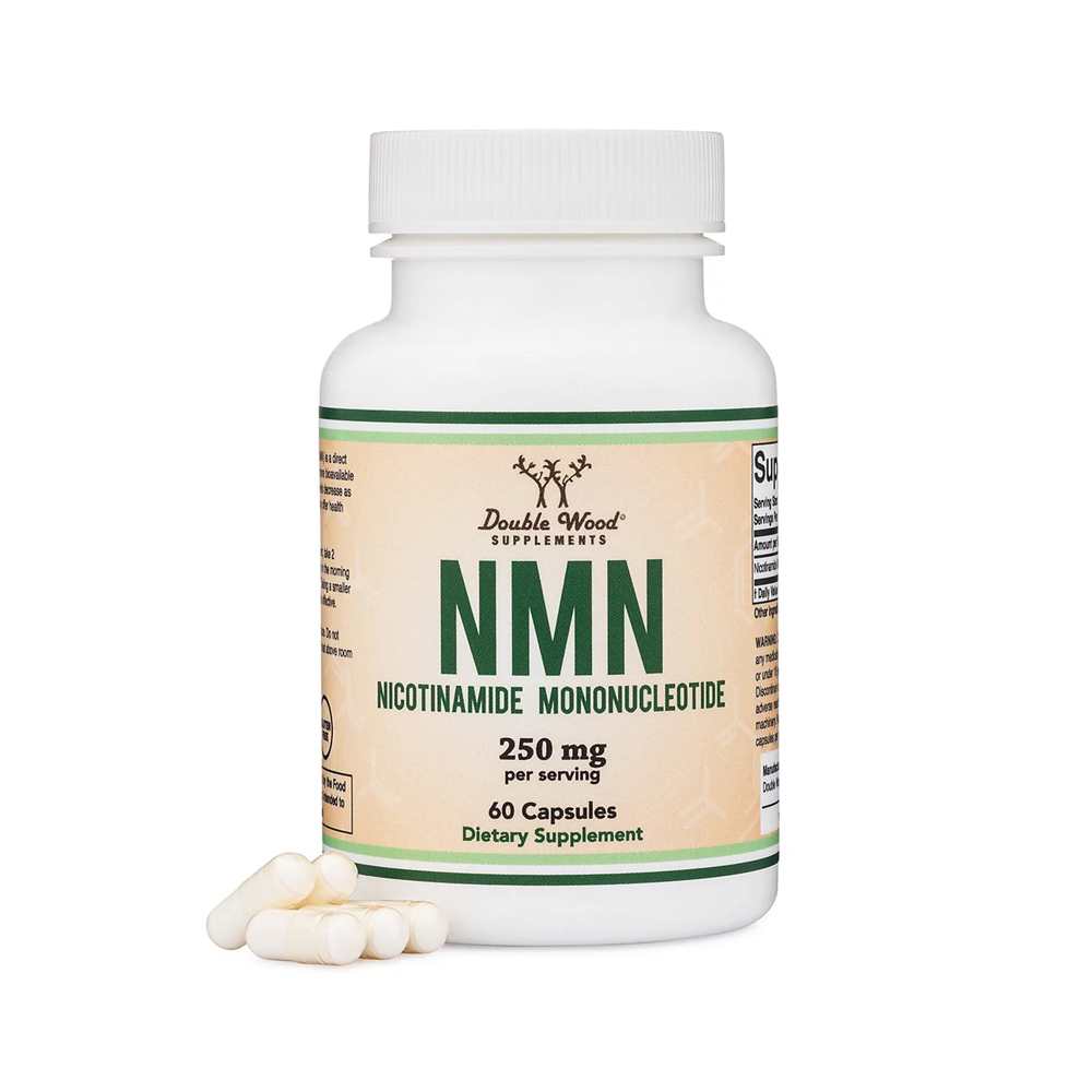 Double Wood Supplements Nmn Nicotinamide Mononucleotide 250mg - Supports Nad+ Levels - 60 Capsules - Dietary Supplement