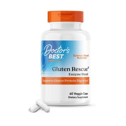 Doctor's Best Gluten Rescue with Glutalytic, 60 Veggie Caps