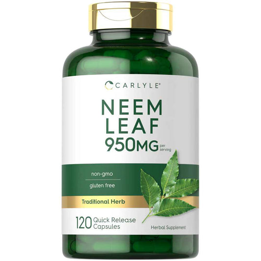 Carlyle Nutritionals Neem Leaf 950mg | 120 Capsules
