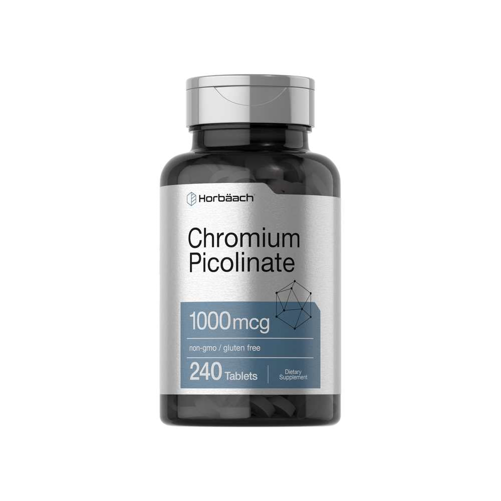 Horbäach Chromium Picolinate 1000mcg | 240 Tablets
