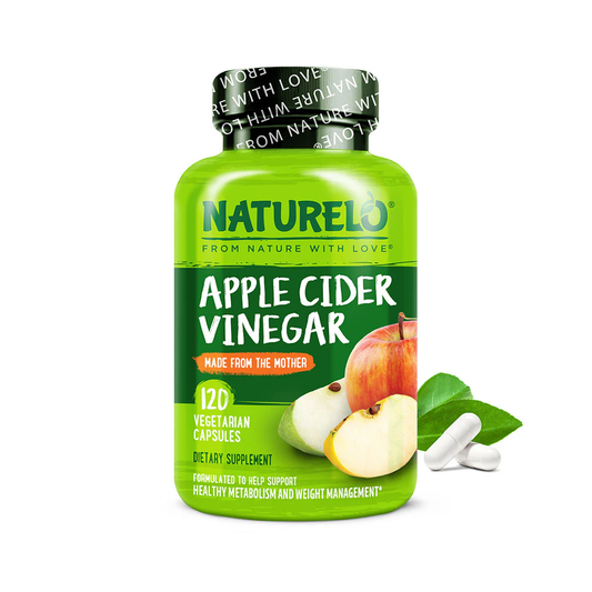 NATURELO Apple Cider Vinegar Capsules Supports Healthy Weight Management