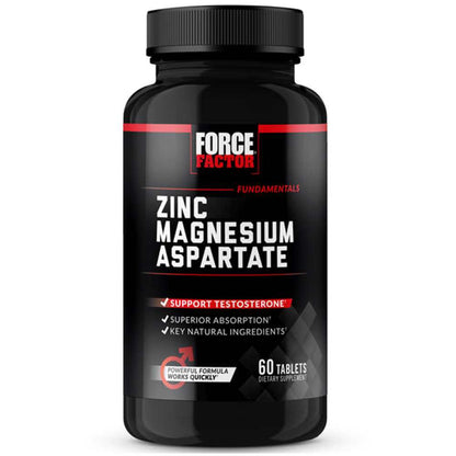 Force Factor Zinc Magnesium Aspartate – 60 Tablets