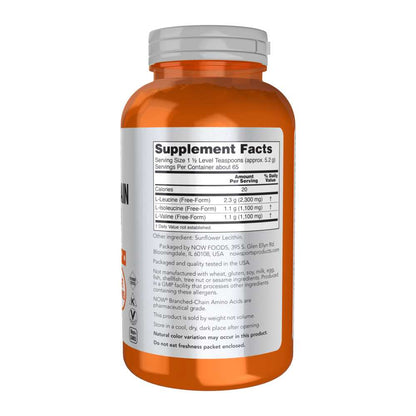 Now Sports Branched Chain Amino Acid Powder 340g