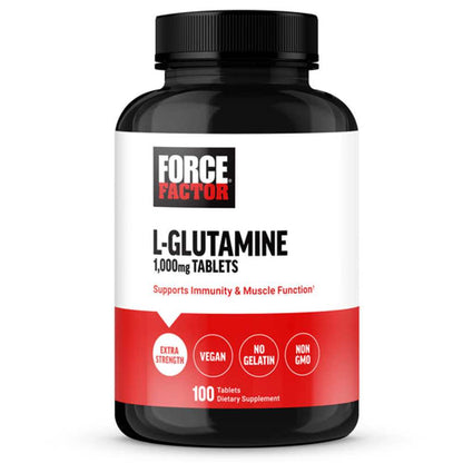 Force Factor L-Glutamine – 100 Tablets