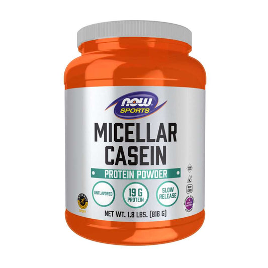 Now Sports Micellar Casein – Unflavored Powder – 816g